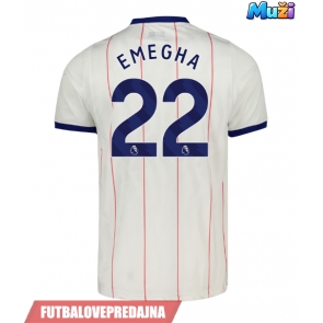 Lacne Muži Futbalové dres Chelsea Emmanuel Emegha #22 2026-27 Krátky Rukáv - Tretina